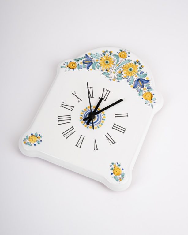 Hodiny majolikové – lopár