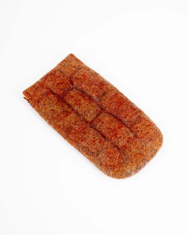 Obal na okuliare – tehlový