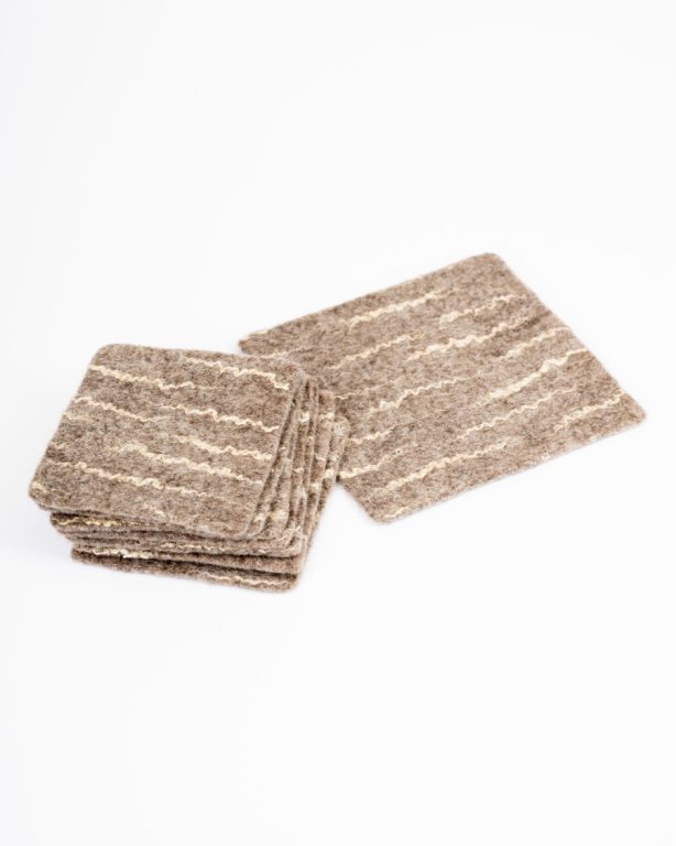 Podložky pod hrnčeky a čajník