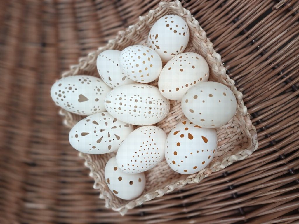 Perforované kraslice