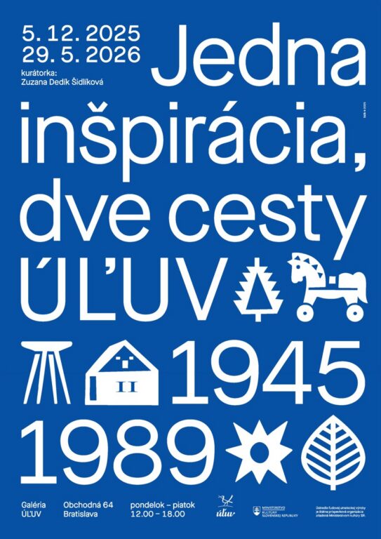Show photo Vizuál výstavy „Jedna inšpirácia, dve cesty. ÚĽUV 1945 – 1989“