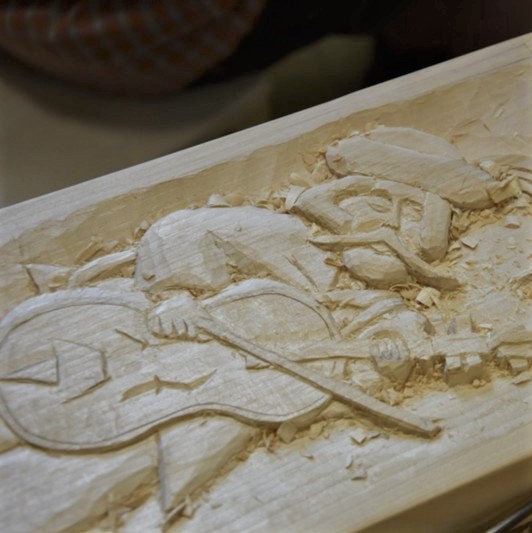 Drevorezba – reliéf