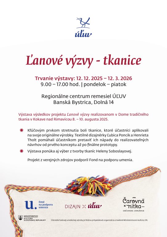 Zobraziť fotografiu Ľanové výzvy - tkanice plagát