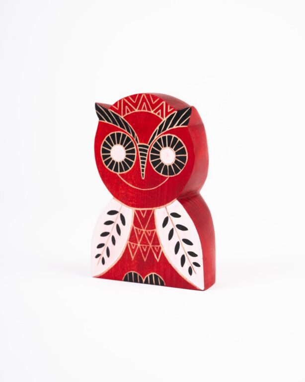 Zvieratko drevené- sova