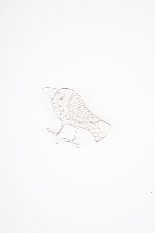 Brošňa drôtená havran II