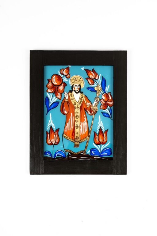 Podmaľba na sklo – sv. Mikuláš  XXVIII