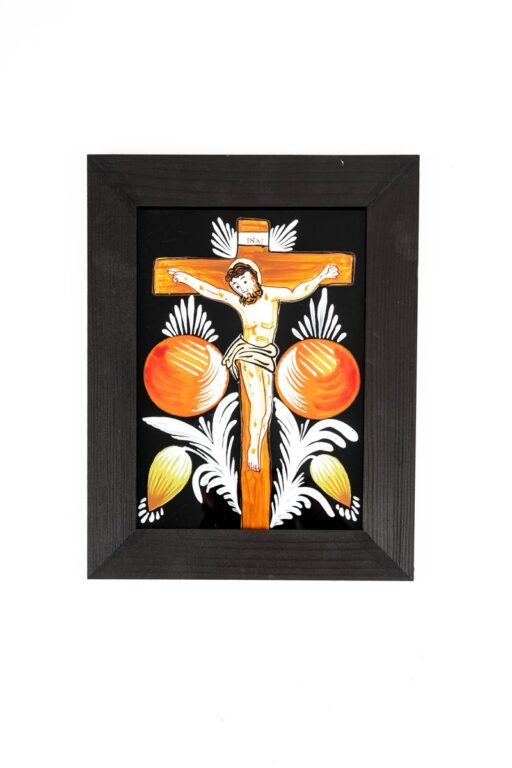 Podmaľba na sklo – Ukrižovanie XXI.