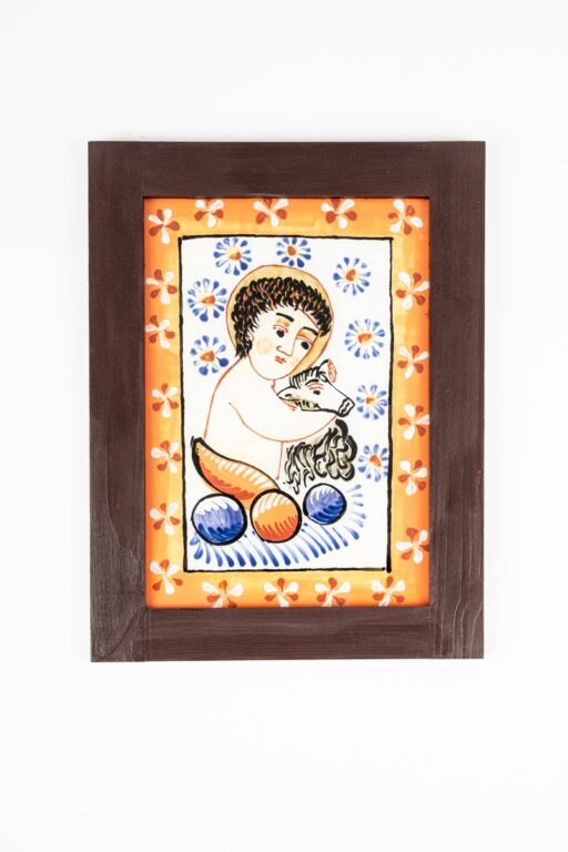 Podmaľba na sklo – Sv. Ján ako dieťa XXVI.