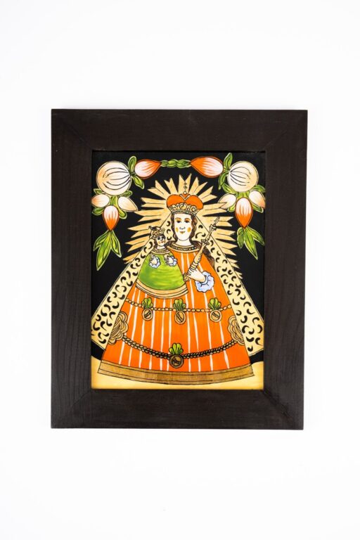 Podmaľba na sklo – Hajóšska madona XXVII