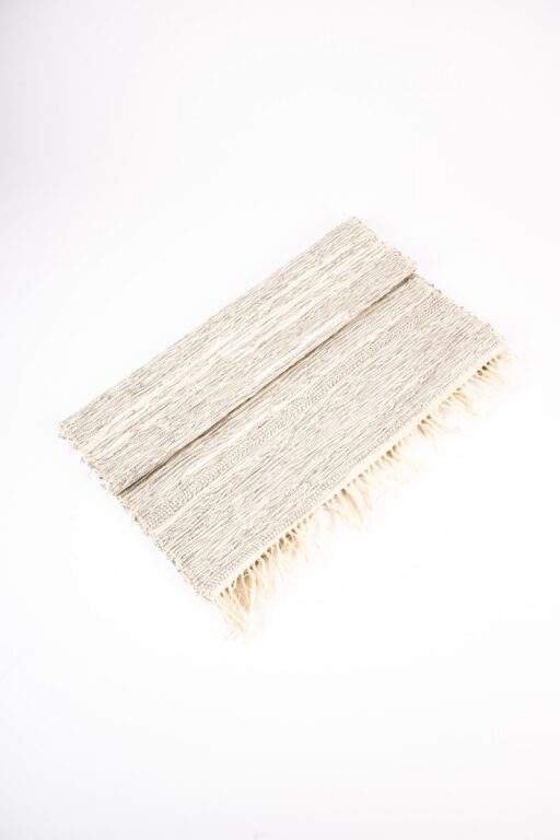 Koberec ľanový – sivý