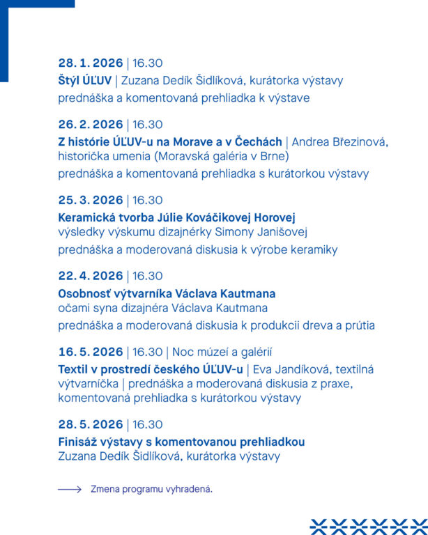 Zobraziť fotografiu Jedna inšpirácia, dve cesty. ÚĽUV 1945 – 1989 | sprievodný program