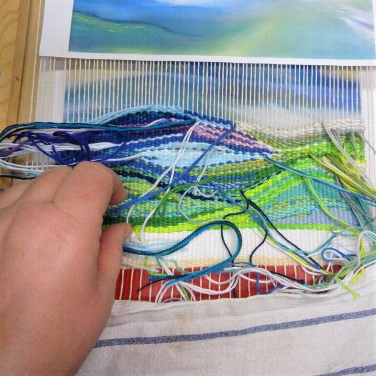 Zobraziť fotografiu Tkanie na ráme