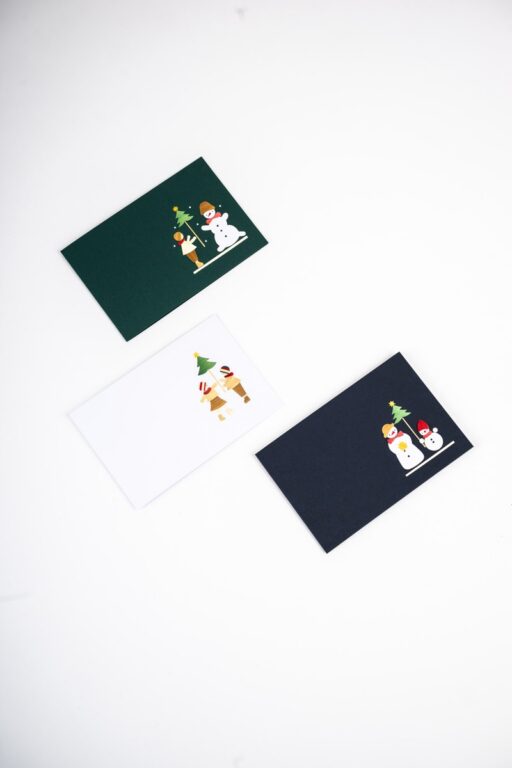 Pozdrav zo žehlenej slamy – zimný motív