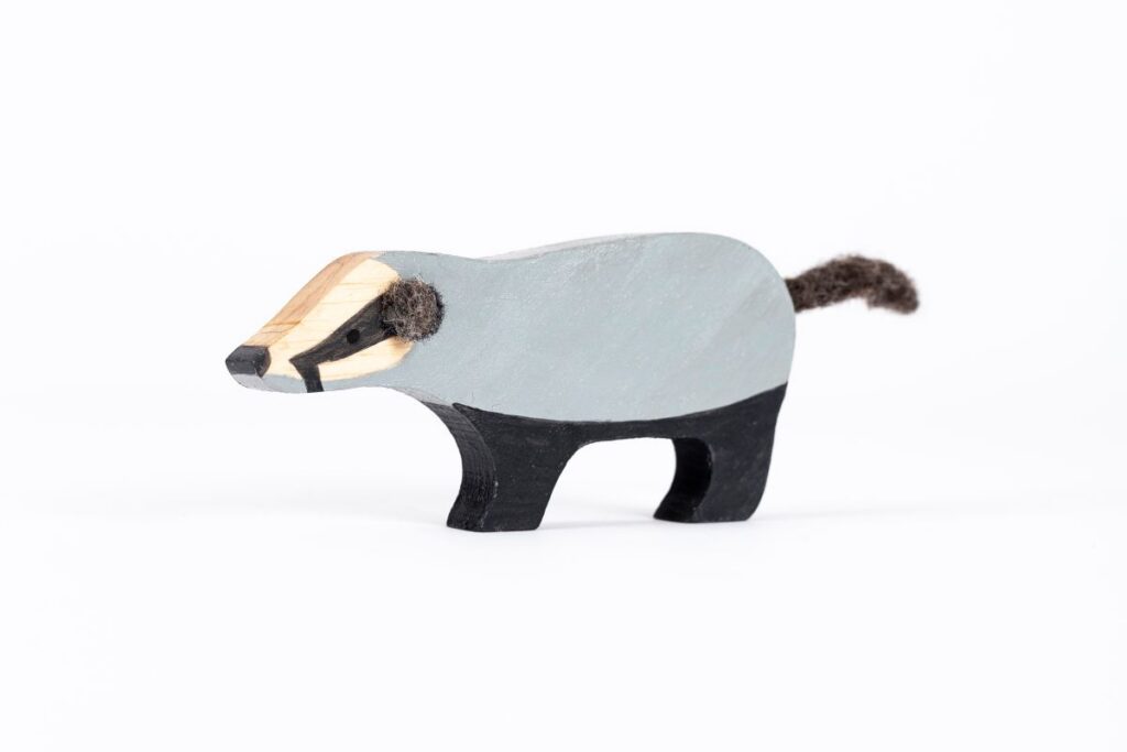 Zvieratko drevené – jazvec