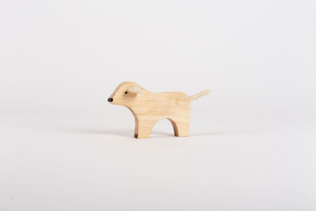 Zvieratko drevené – pes