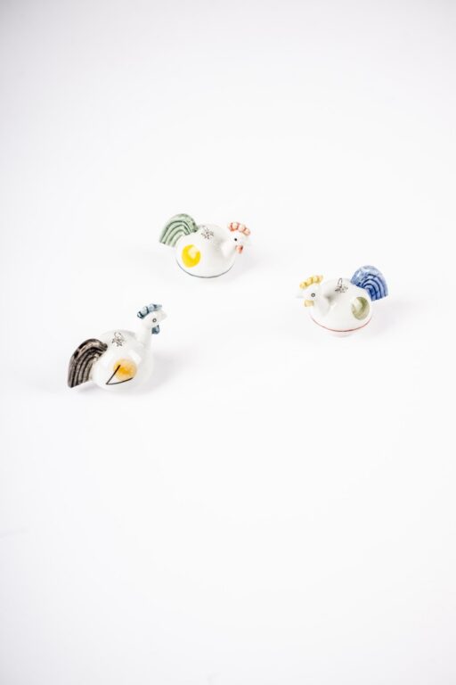 Ozdoba závesná porcelánová – kohútik