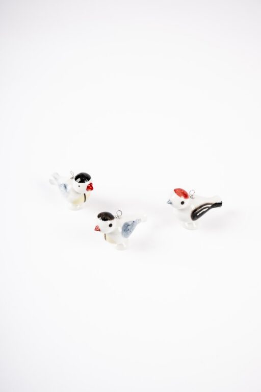 Ozdoba závesná  porcelánová -vtáčik