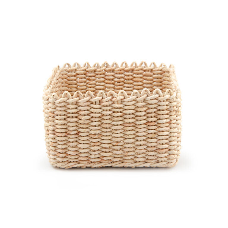 Košík šúpoľový – štvorec, prírodný