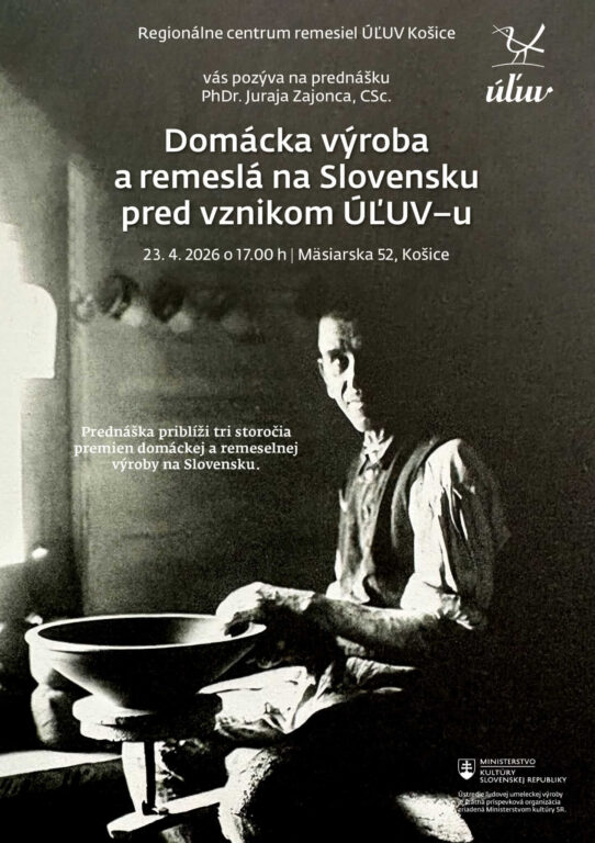 Zobraziť fotografiu Domácka výroba a remeslá na Slovensku pred vznikom ÚĽUV-u