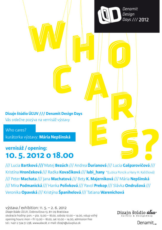 Zobraziť fotografiu Vizuál výstavy „Who cares...?“
