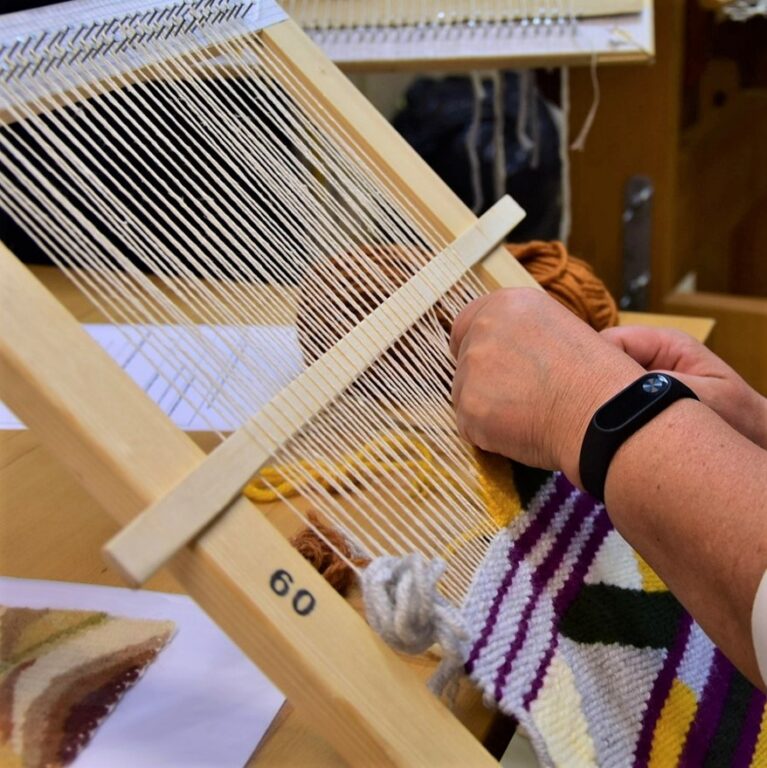 Zobraziť fotografiu Tkanie na ráme I